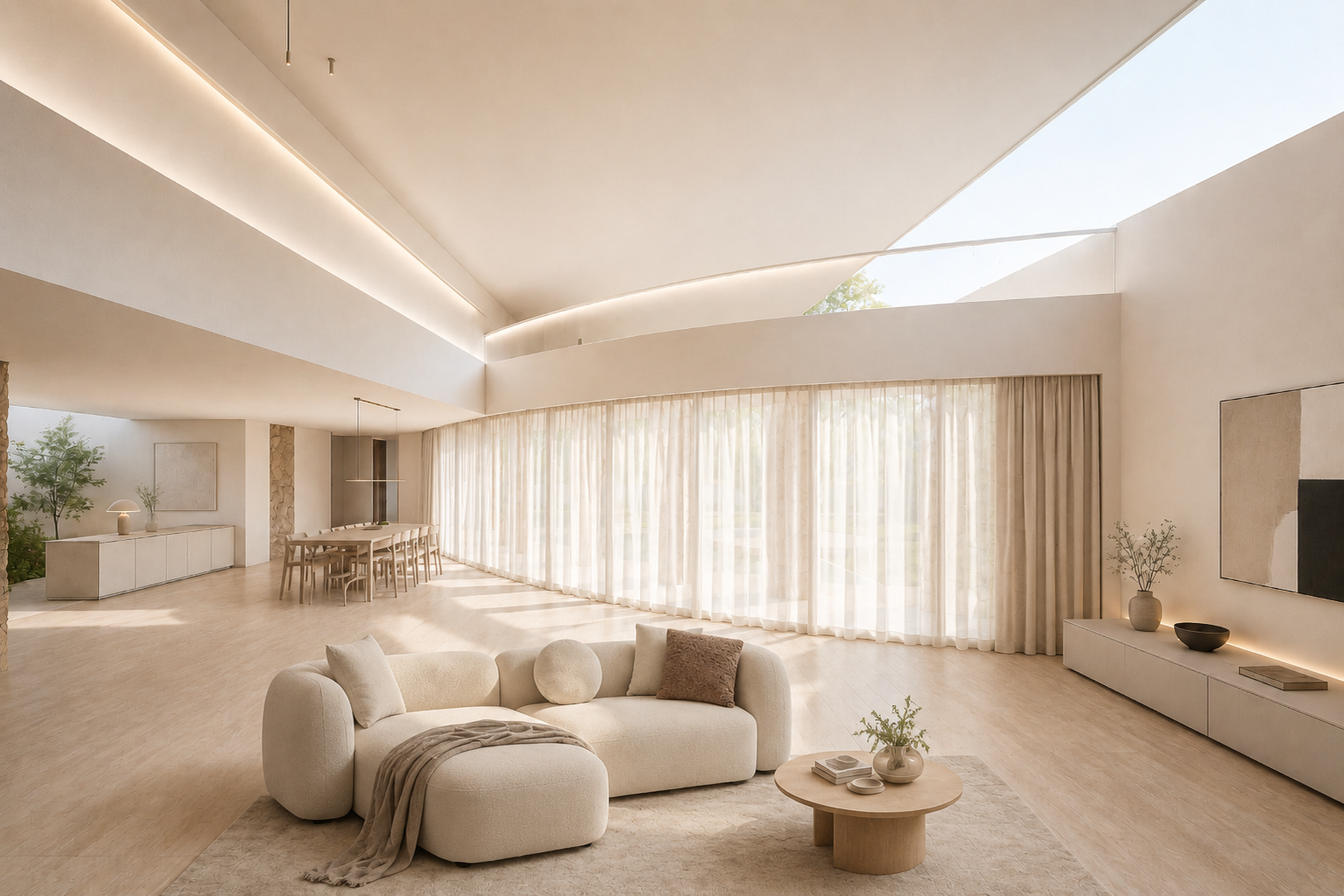 Interiorismo arquitectónico premium en Murcia con materiales Porcelanosa