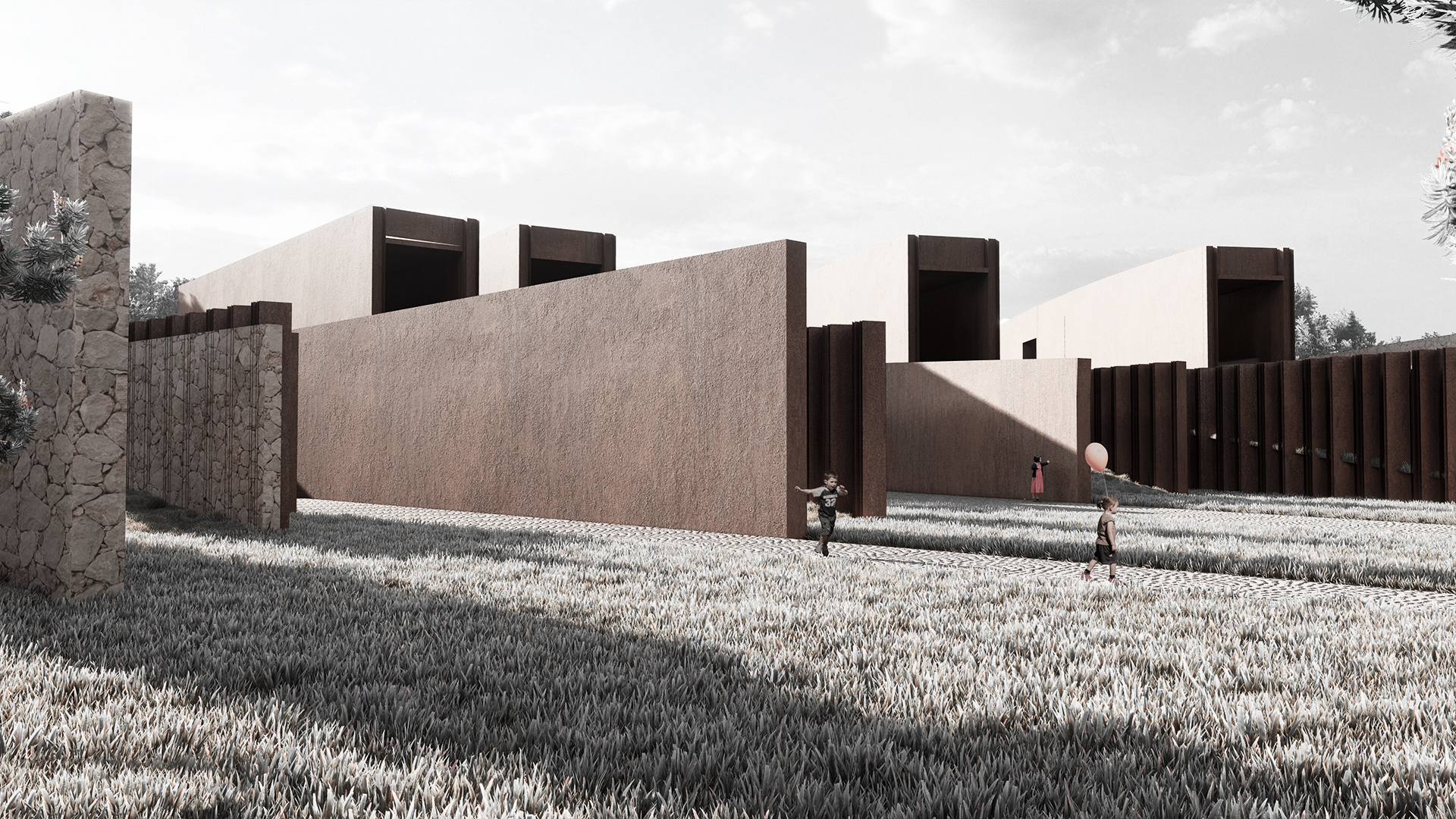 Render exterior del HUB Turístico de La Unión