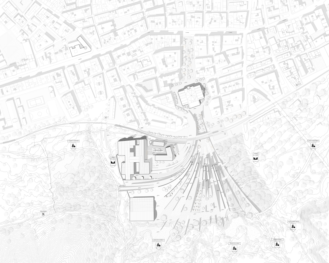 Plano de emplazamiento del HUB Turístico de La Unión Murcia